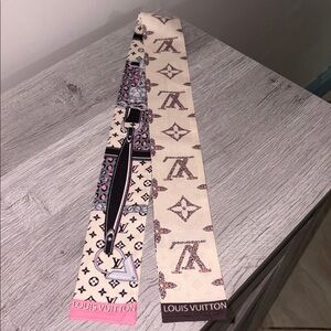 Designer lux twilly bag scarf